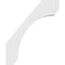 Ekena Millwork 4-in. W x 28-in. D x 34-in. H Legacy Architectural Grade PVC Knee Brace BRCP04X28X34LEC - alternate 2